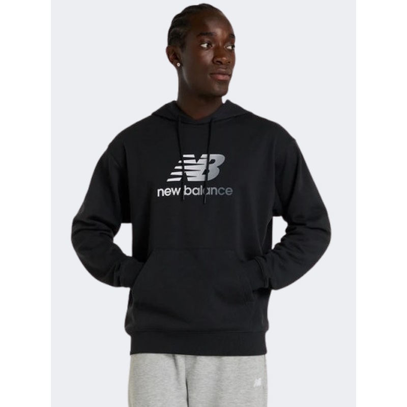 New Balance Sport Essential Gradient Logo Men Lifestyle Hoody Black