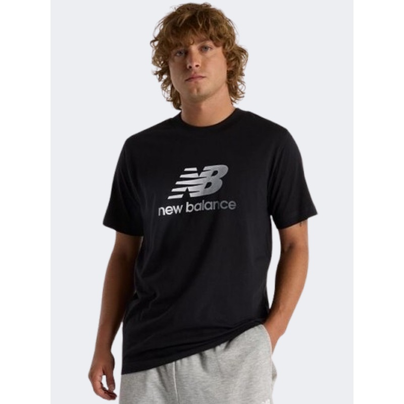 New Balance Sport Essential Gradient Logo Men Lifestyle T-Shirt Black