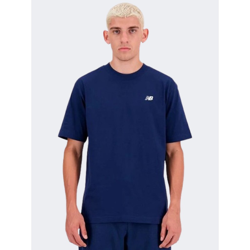 New Balance Sport Essentials Cotton Men Lifestyle T-Shirt Navy