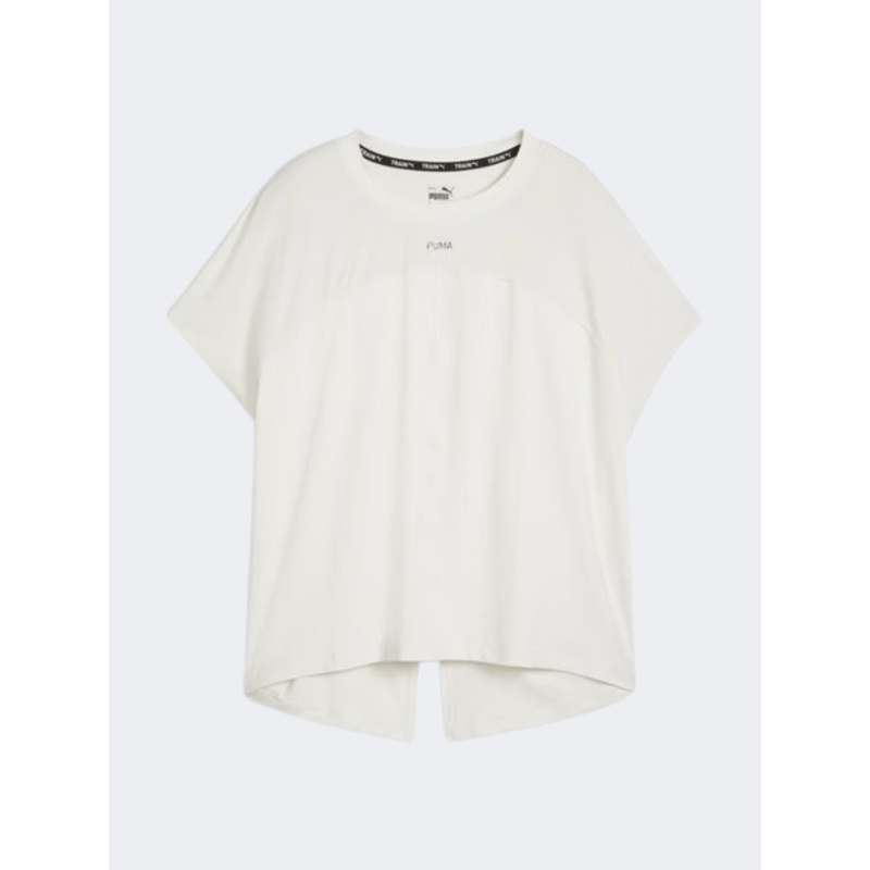 Puma Cloudspun Mix Women Training T-Shirt Vapor Grey