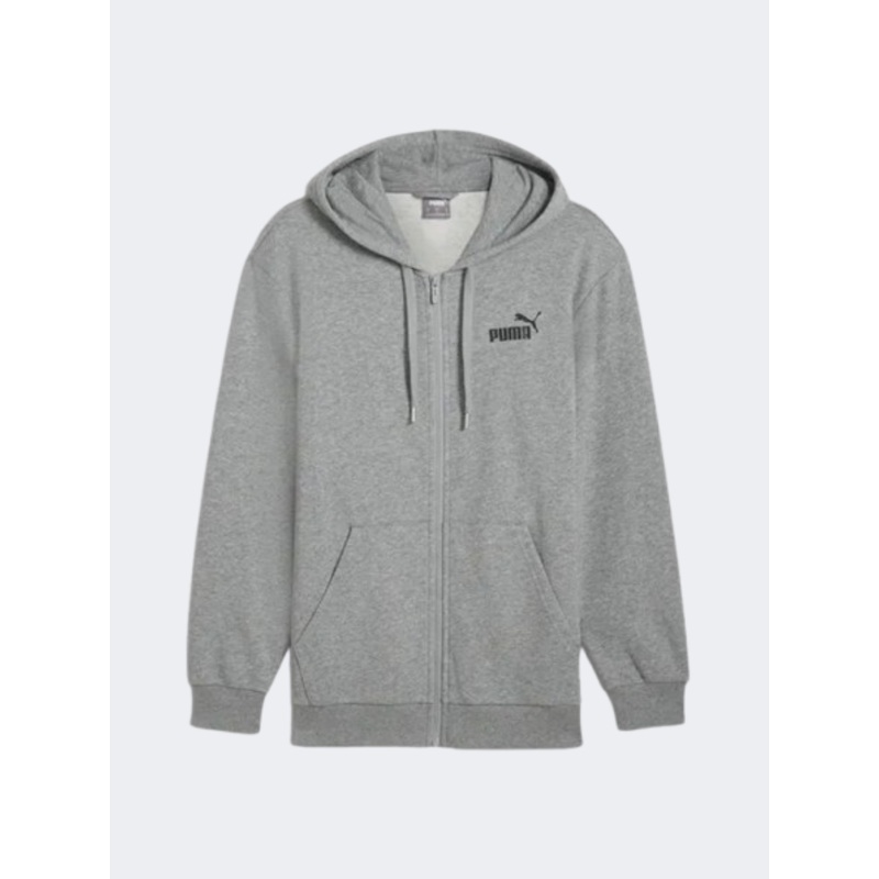 Puma Power Graphic Men Lifestyle Hoody Grey Heather