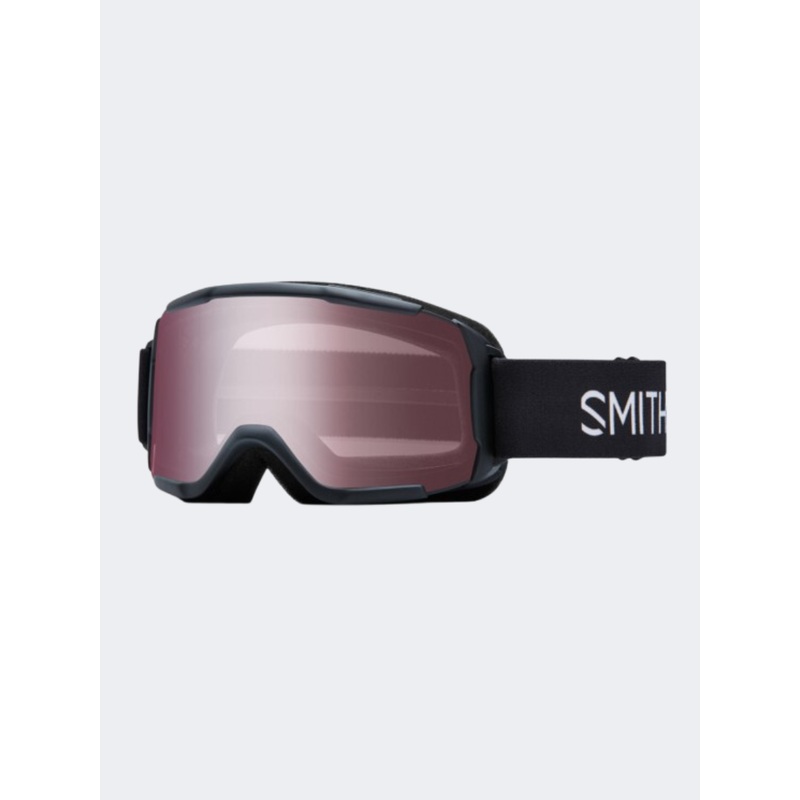 Smith Daredevil Shiny Kids Skiing Goggles Black/Ignitor