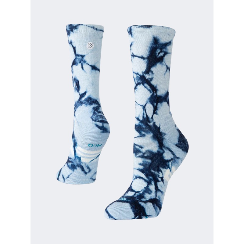 Stance Dye Wool Mid Crew Unisex Performance Sock Ice Blue