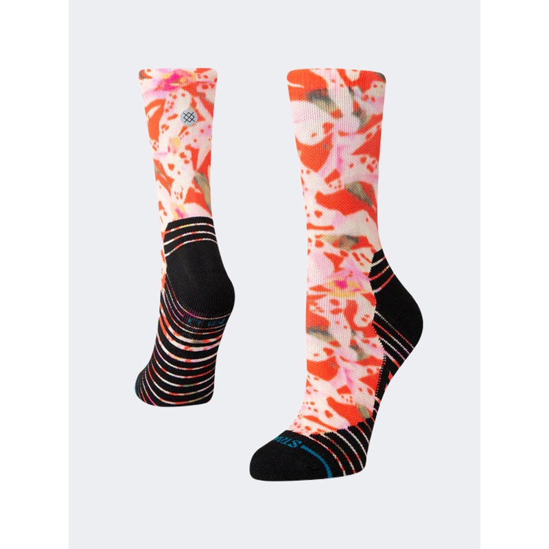 Stance Encyclia Mid Crew Unisex Performance Sock Red