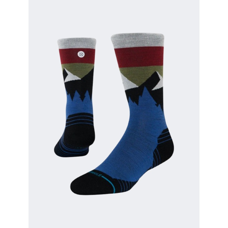 Stance Light Wool Crew Unisex Performance Sock Cobalt Blue