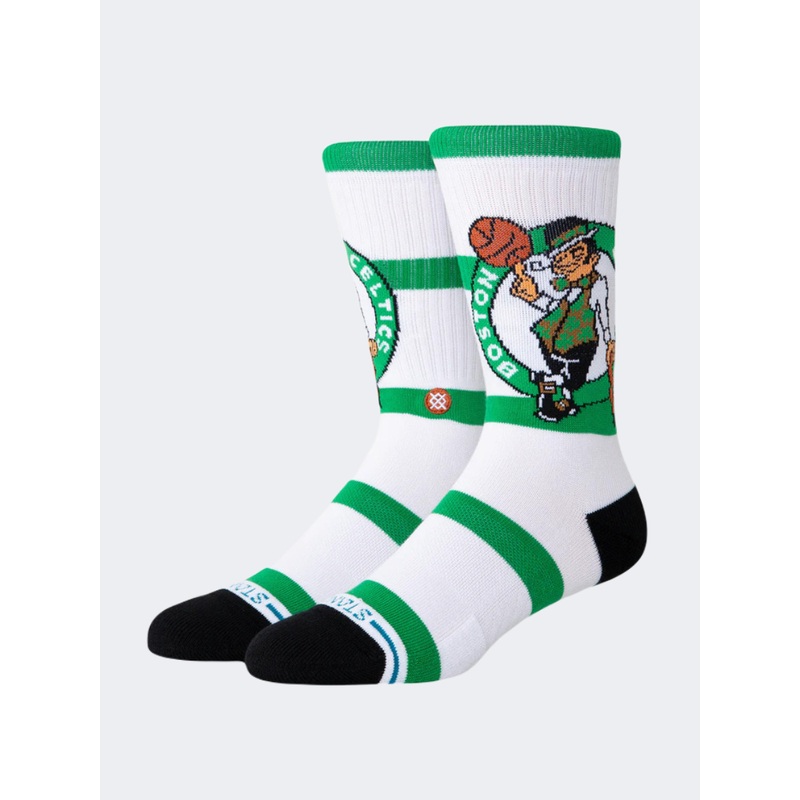 Stance Nba Prep Stripe Boston Unisex Basketball Sock Green