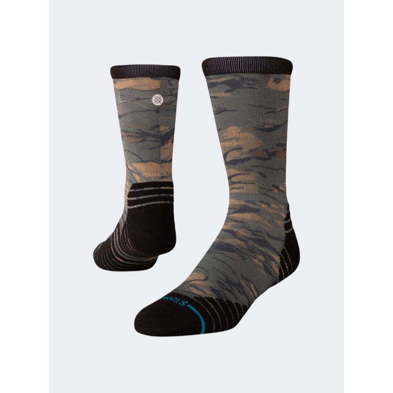 Stance Rompin Mid Crew Unisex Performance Sock Brown