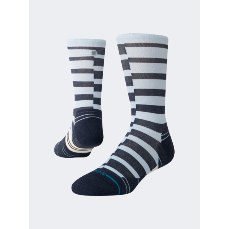 Stance Zippin Light Crew Unisex Performance Sock Ice Blue
