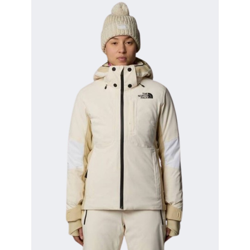The North Face Lenado Women Skiing Jacket White Dune/Gravel