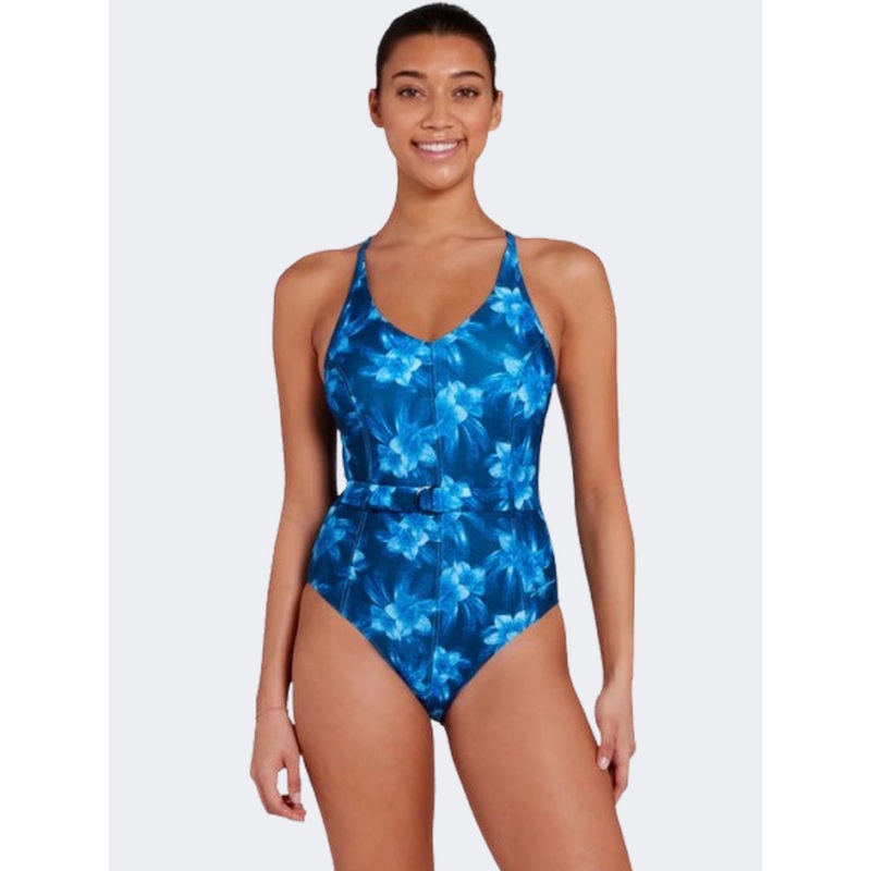Zoggs Belt Crossback Women Swim Monokini Deni