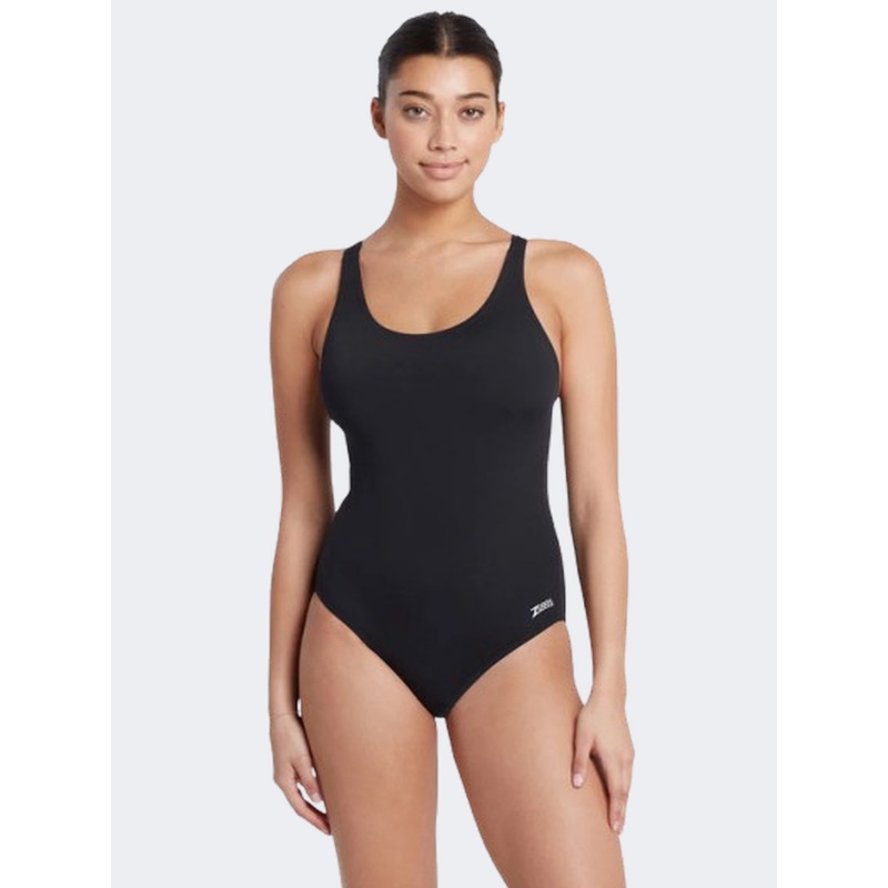 Zoggs Cottesloe Flyback Women Swim Monokini Black