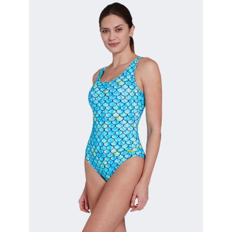 Zoggs Ecofeel Scoopback Women Swim Monokini Srne
