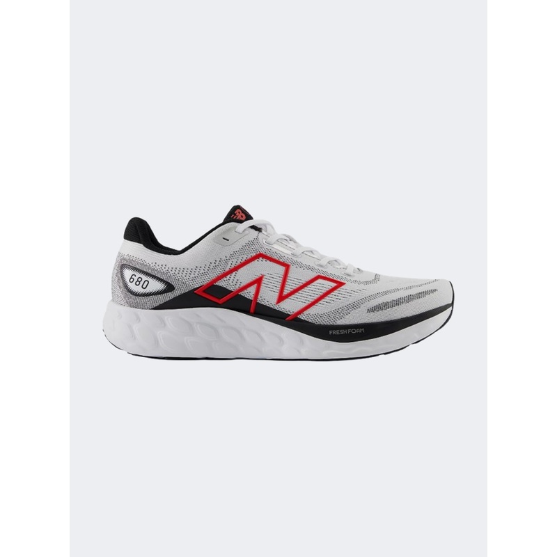 New Balance 680 Men Running Shoes White/Black/Red
