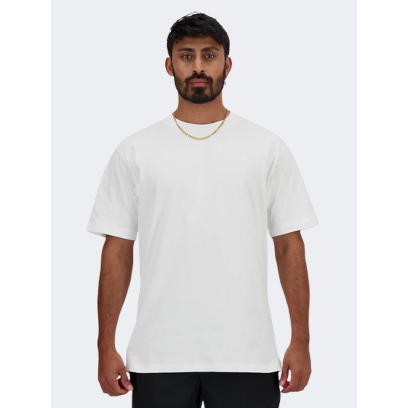 New Balance Athletics Men Lifestyle T-Shirt White