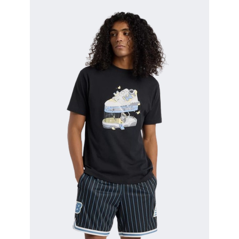 New Balance Fitness Center Men Lifestyle T-Shirt Black