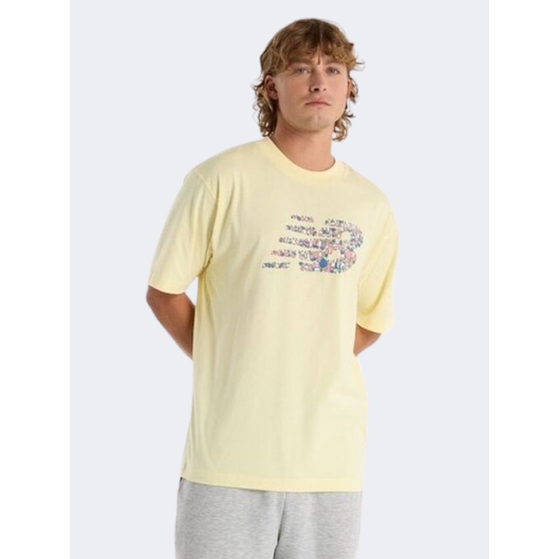 New Balance Nautical Logo Men Lifestyle T-Shirt Parchment
