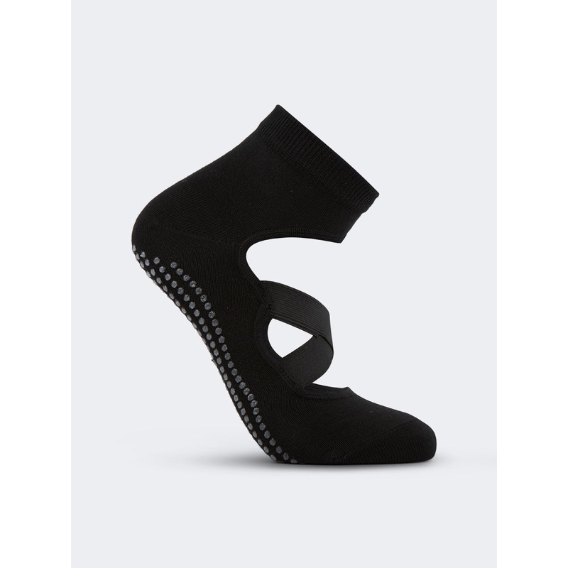 Oil And Gaz Pilates Women Lifestyle Socks Black