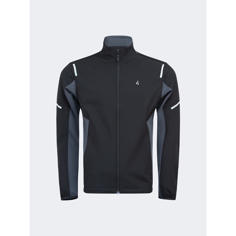 Oil And Gaz Warm Men Lifestyle Jacket Black/D.Grey