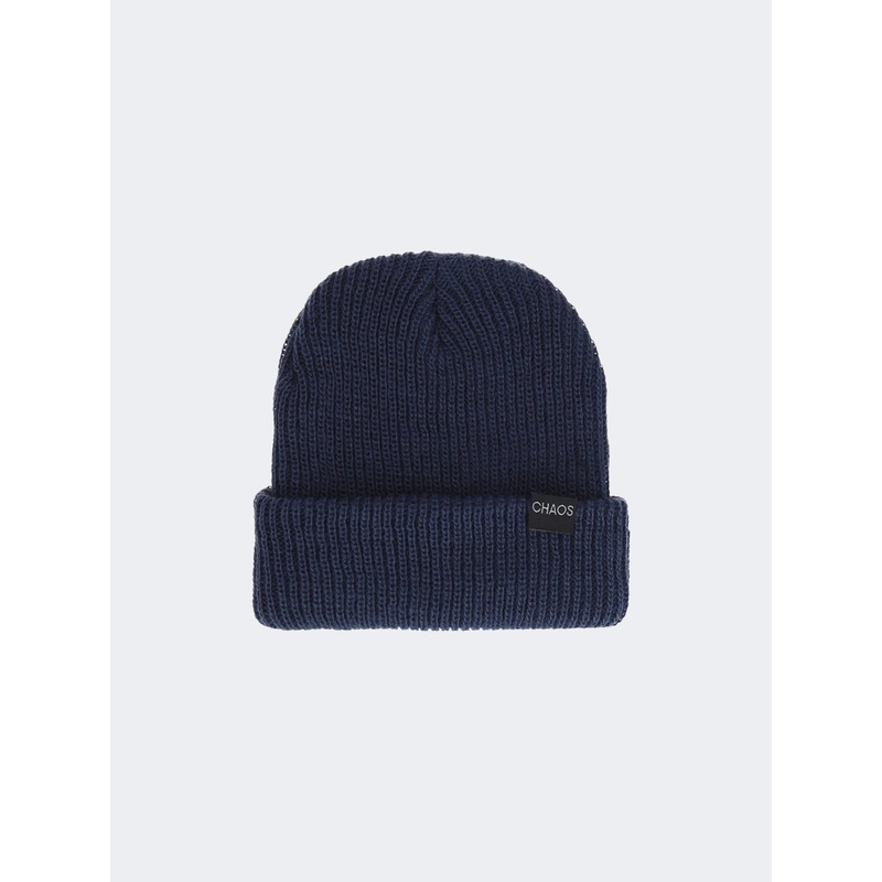 Chaos Trouble Men Lifestyle Beanie Navy