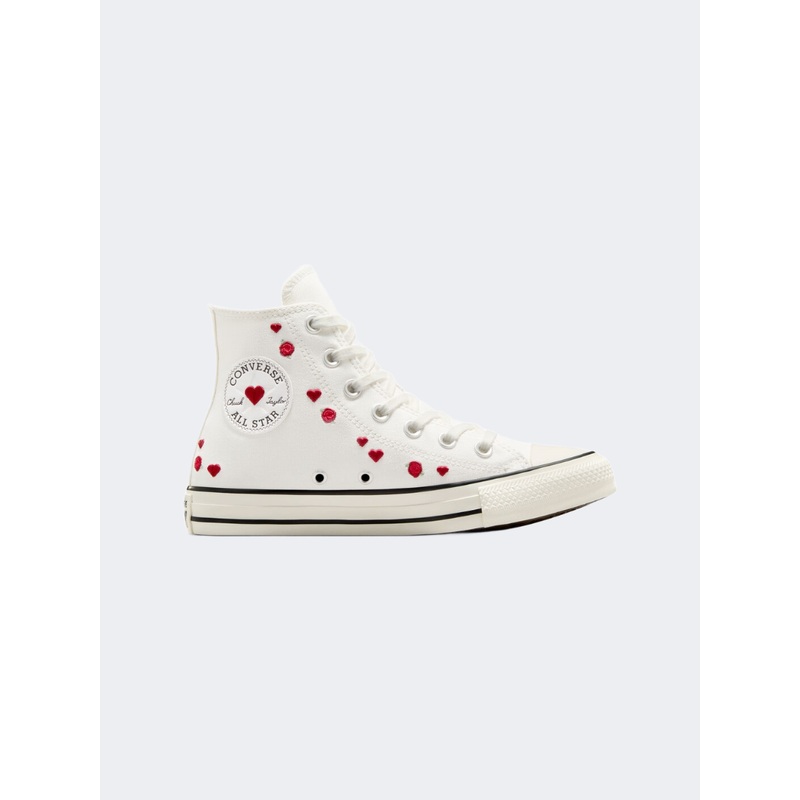 Converse Chuck Taylor All Star Women Lifestyle Sneakers Vintage White/Red
