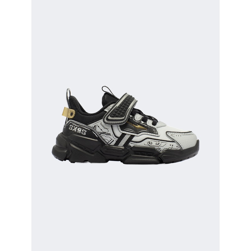 Erke Casual Infant-Boys Lifestyle Sneakers Black/Silver