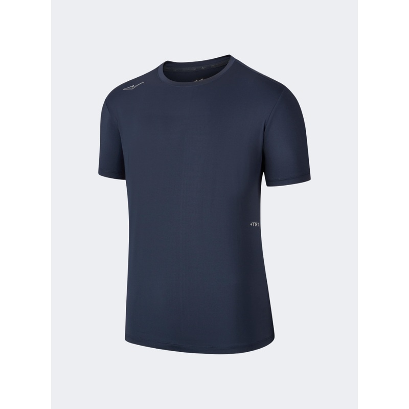 Erke Crew Men Training T-Shirt Dark Blue