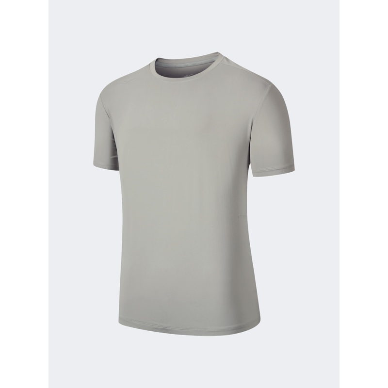 Erke Crew Men Training T-Shirt Glacier Grey