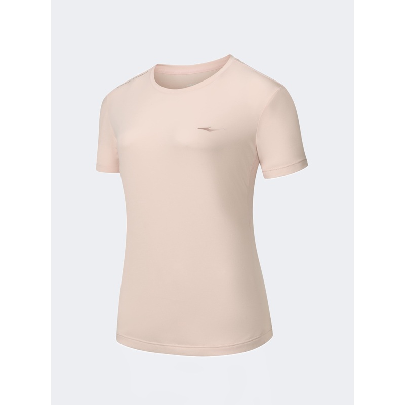 Erke Crew Women Training T-Shirt Pink
