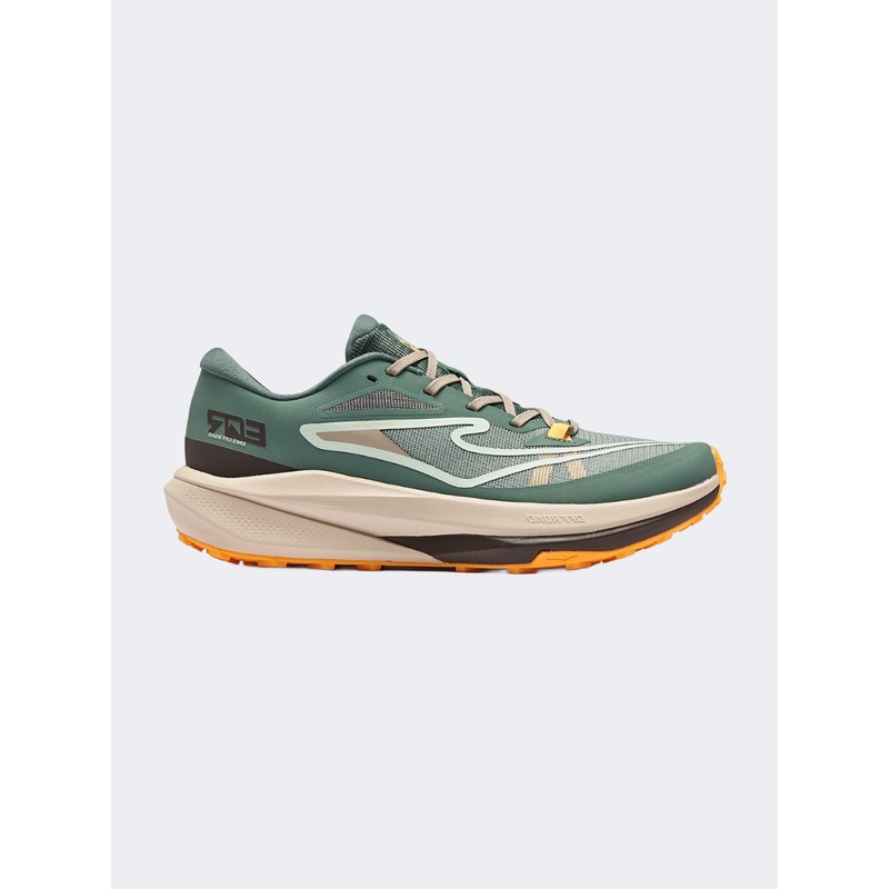 Erke Cross Country Men Running Shoes Pine Green/Med Brown