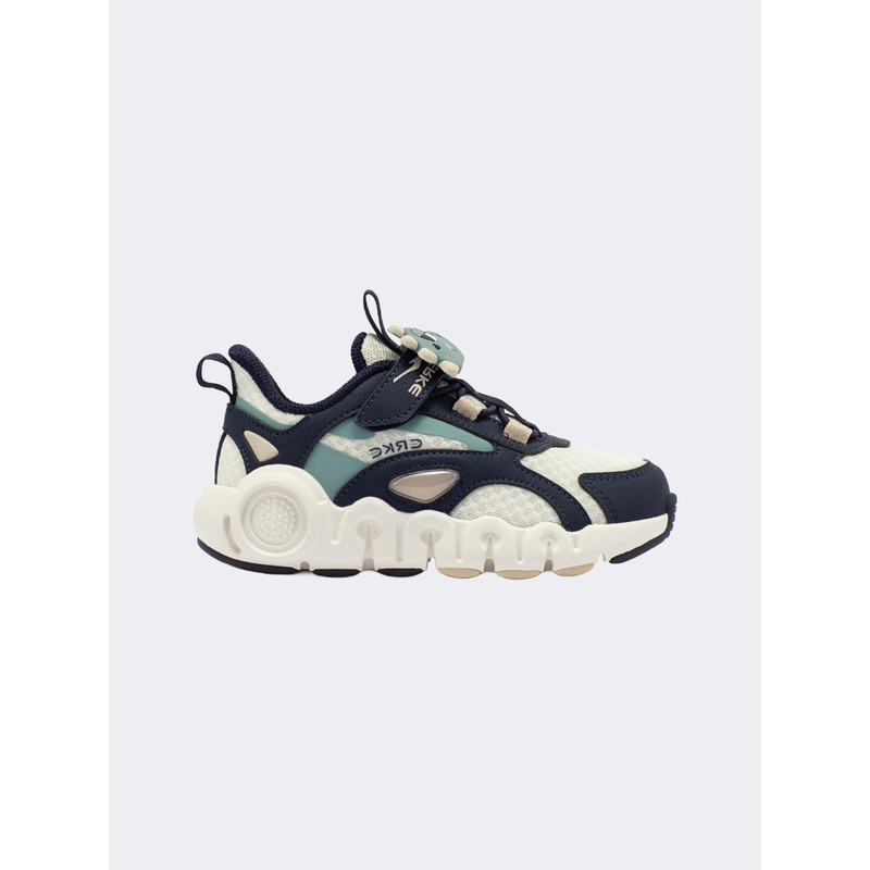 Erke Cushioning Kids-Boys Running Shoes Dark Blue/Celadon