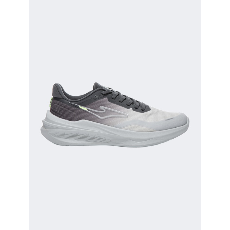 Erke Cushioning Men Running Shoes Light Grey/Charcoal