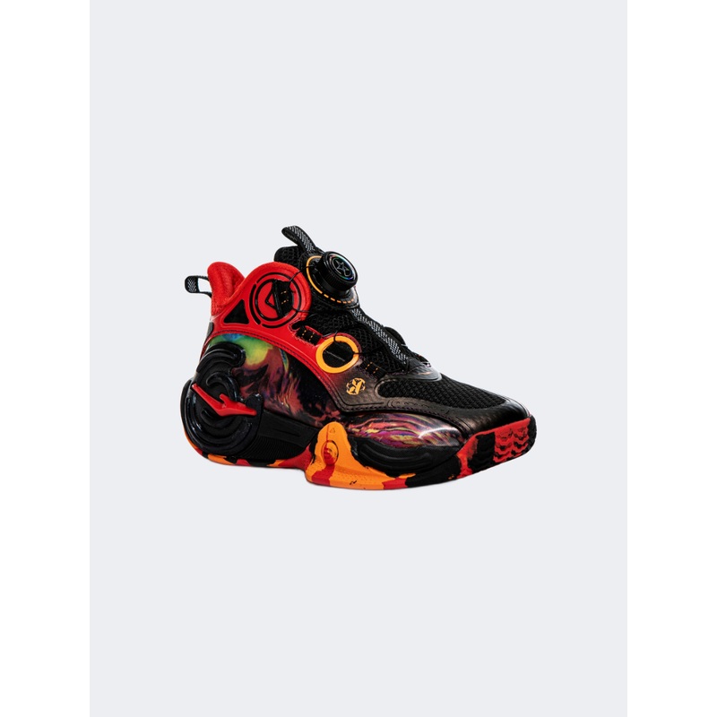 Erke Gs-Boys Basketball Shoes Black/Red