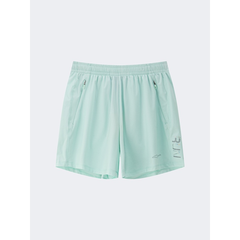 Erke Knitted Women Training Short Light Green