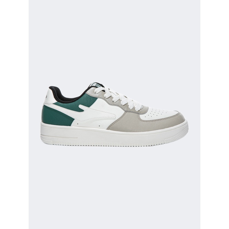 Erke Skateboard Men Lifestyle Sneaker White/Grey/Green