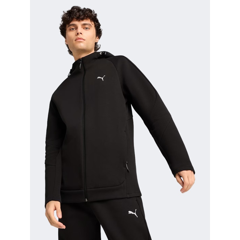 Puma Evostripe Full Zip Men Lifestyle Hoody Black