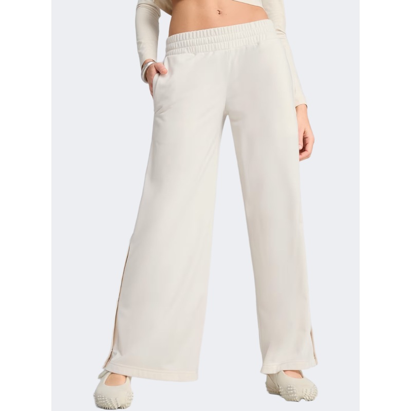 Puma Wardrobe Essentials Lowrise Popper Women Lifestyle Pant Alpine Snow