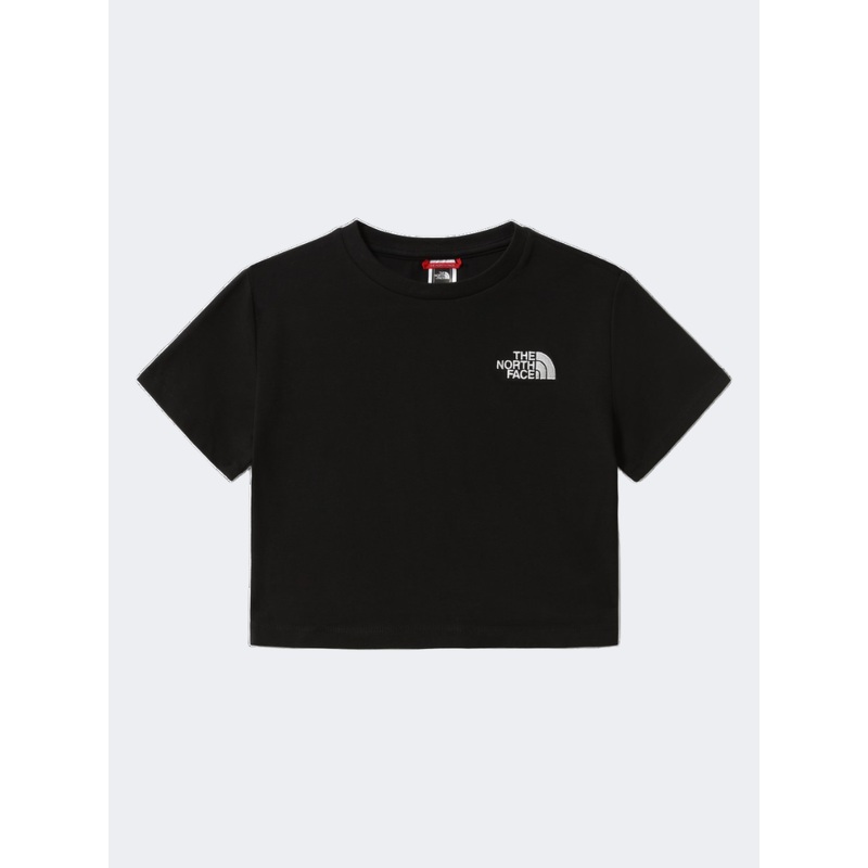 The North Face Essential Cropped Women Lifestyle T-Shirt Black