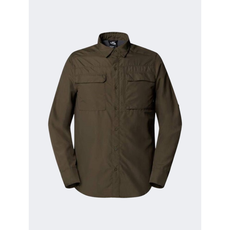 The North Face Sequoia Men Lifestyle Shirt Green