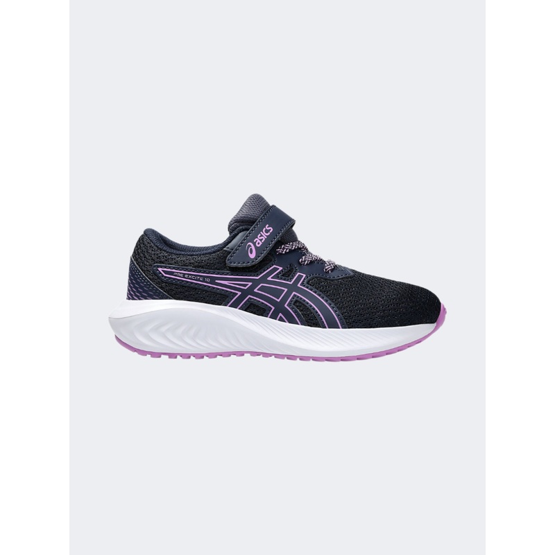 Asics Pre Excite 10 Ps-Girls Running Shoes Midnight/Lavender Glow