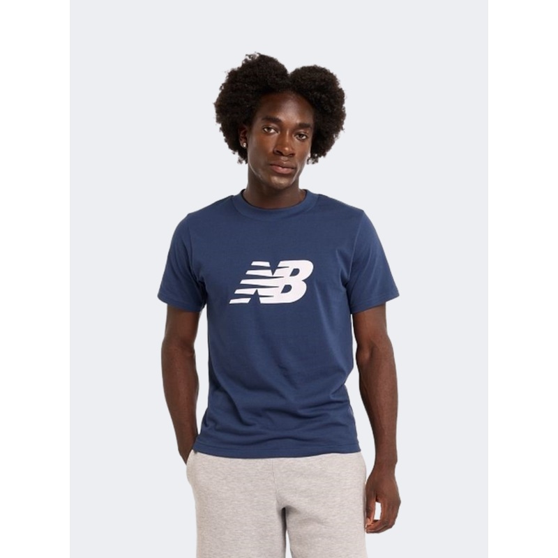 New Balance Graphic V Flying Men Lifestyle T-Shirt Navy Blue