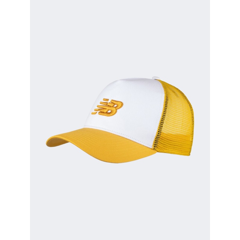 New Balance Sport Essential Trucker Unisex Lifestyle Cap Ginger Lemon
