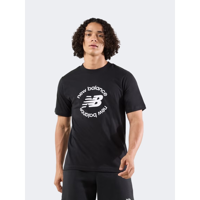 New Balance Sport Graphic Men Lifestyle T-Shirt Black