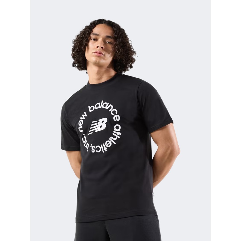 New Balance Sport Seasonal Graphic Men Lifestyle T-Shirt Black