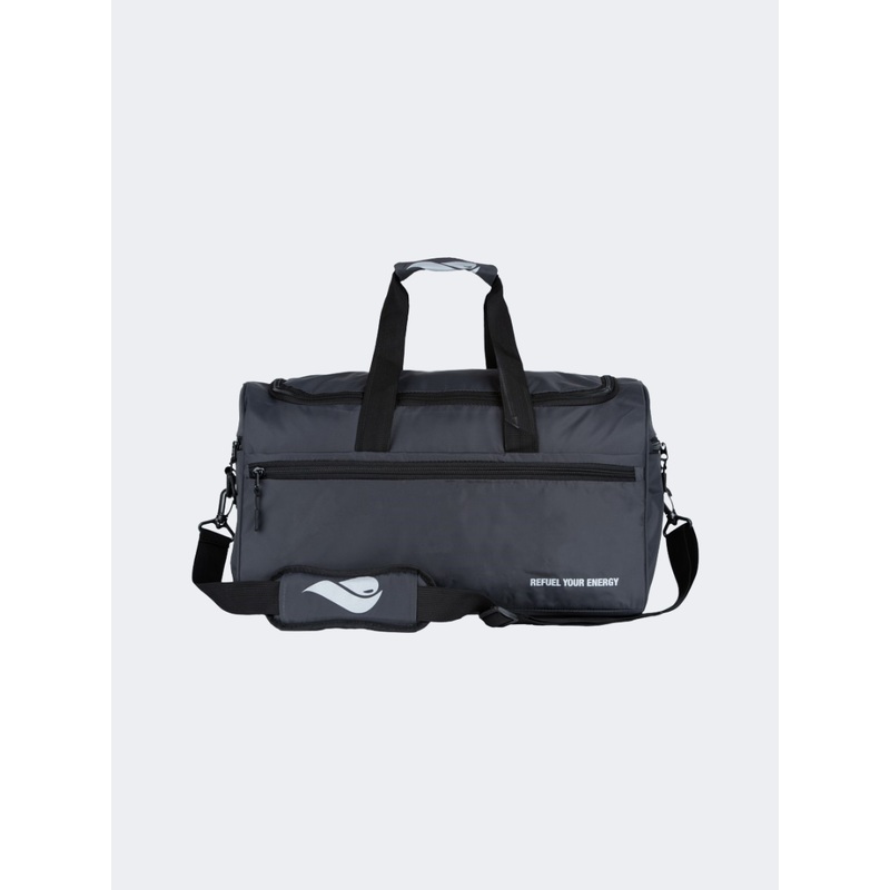 Oil And Gaz Durable Unisex Training Duffel Bag Grey