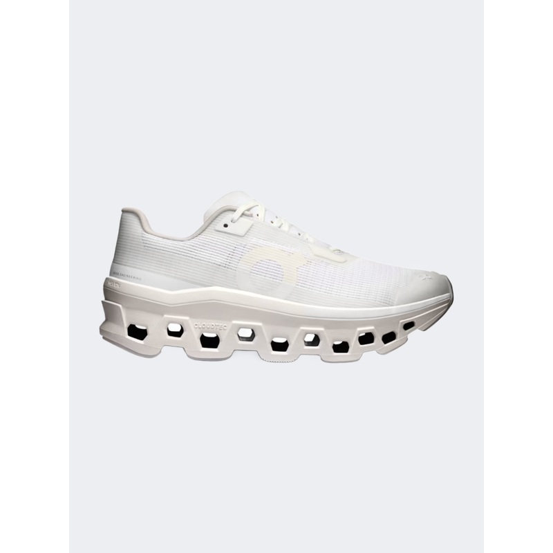 On Cloudmonster Void Women Running Sneakers White