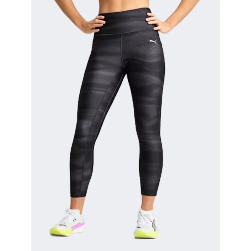 Puma Velocity All-Over Print Women Running Tight Black