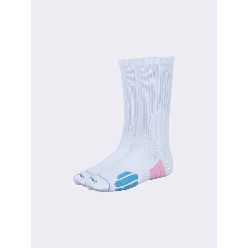 Top Ten Comfortable Unisex Basketball Crew Socks White/Blue