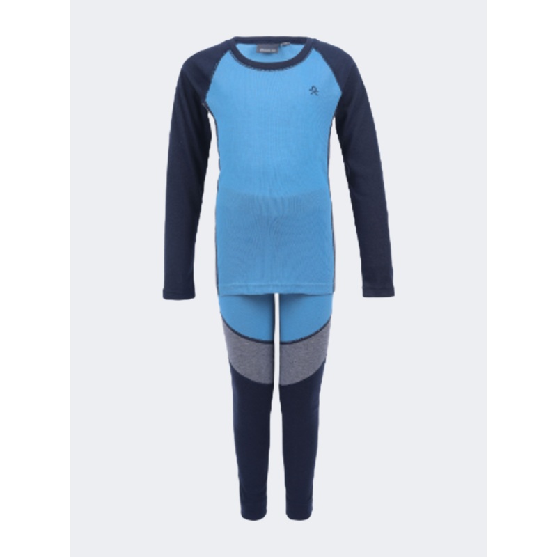 Color Kids  Boys Skiing Baselayer Blue