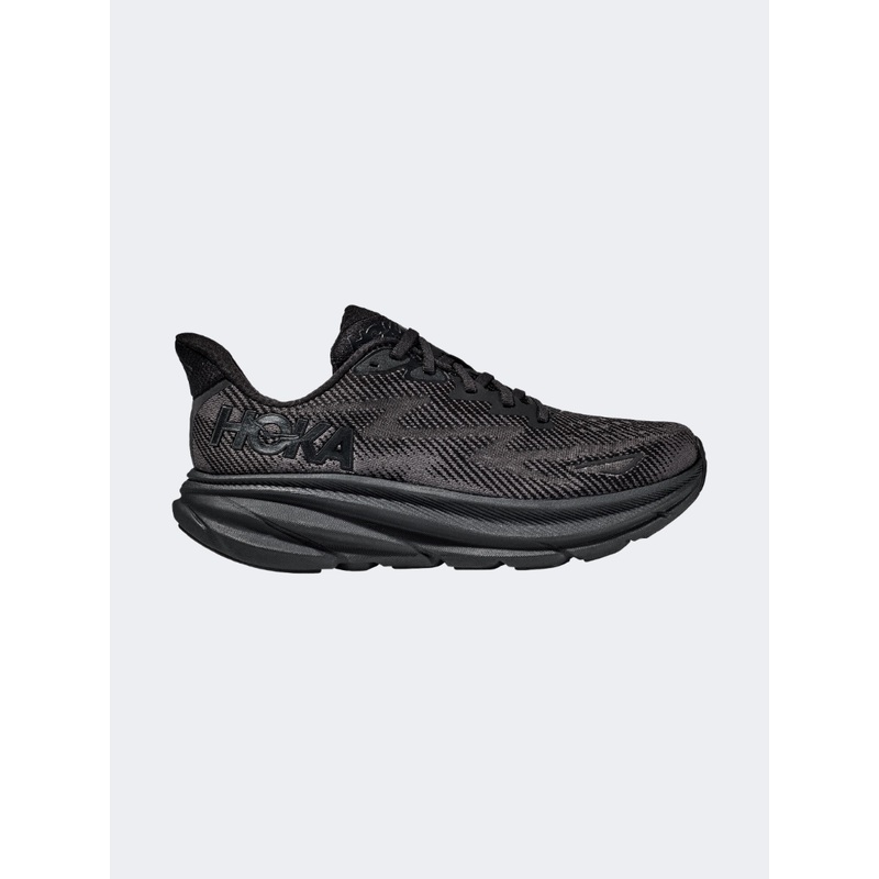 Hoka Clifton 9 Men Running Sneakers Black