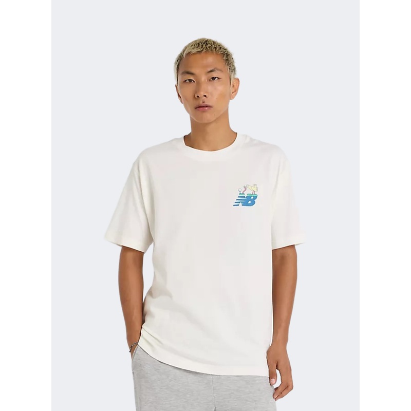 New Balance Athletics Golf Cartoon Men Lifestyle T-Shirt Sea Salt